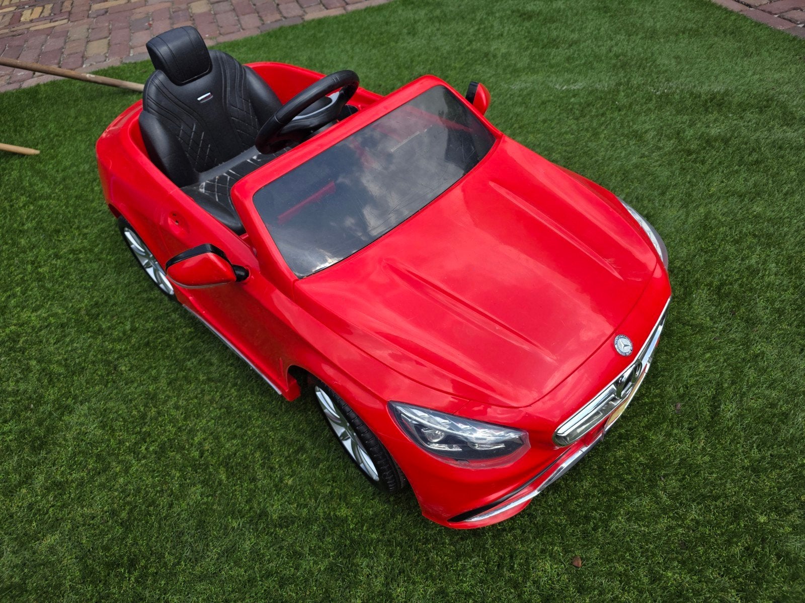 Rode Mercedes-Benz elektrische kinderauto, Kinderen en Baby's, Speelgoed | Speelgoedvoertuigen, Ophalen of Verzenden, Gebruikt