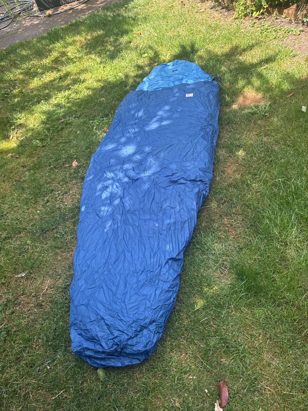 Mountain Equipment Redline Goretex Slaapzak - Blauw, Ophalen, Gebruikt