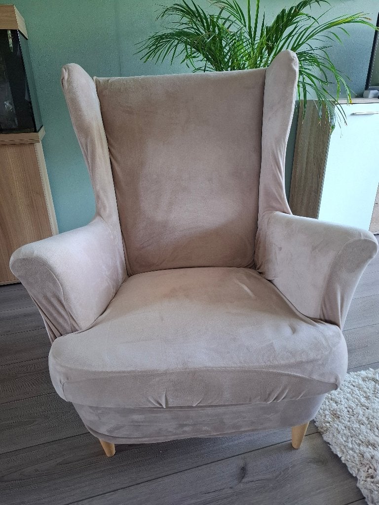 Fauteuil (IKEA) Strandmon, Huis en Inrichting, Fauteuils, Ophalen, Gebruikt, 75 tot 100 cm, 75 tot 100 cm