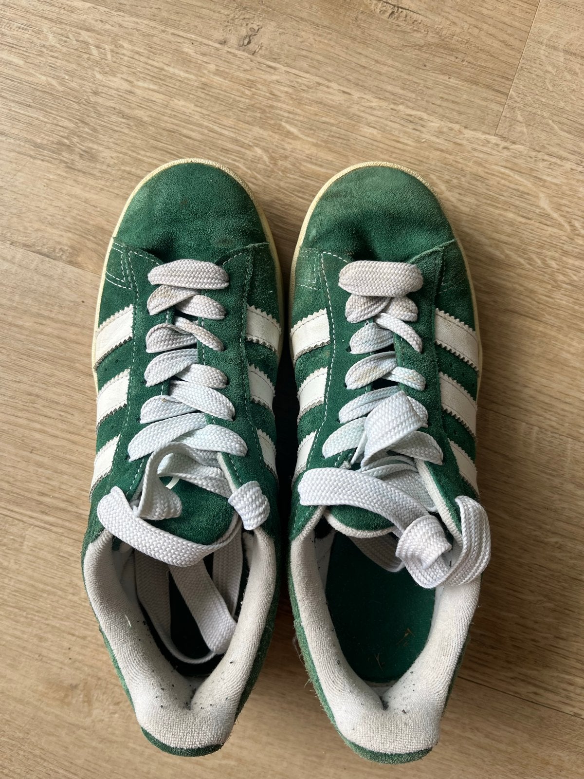 Adidas Campus sneakers - Groen, Ophalen of Verzenden, Gedragen, Overige kleuren, Sneakers of Gympen