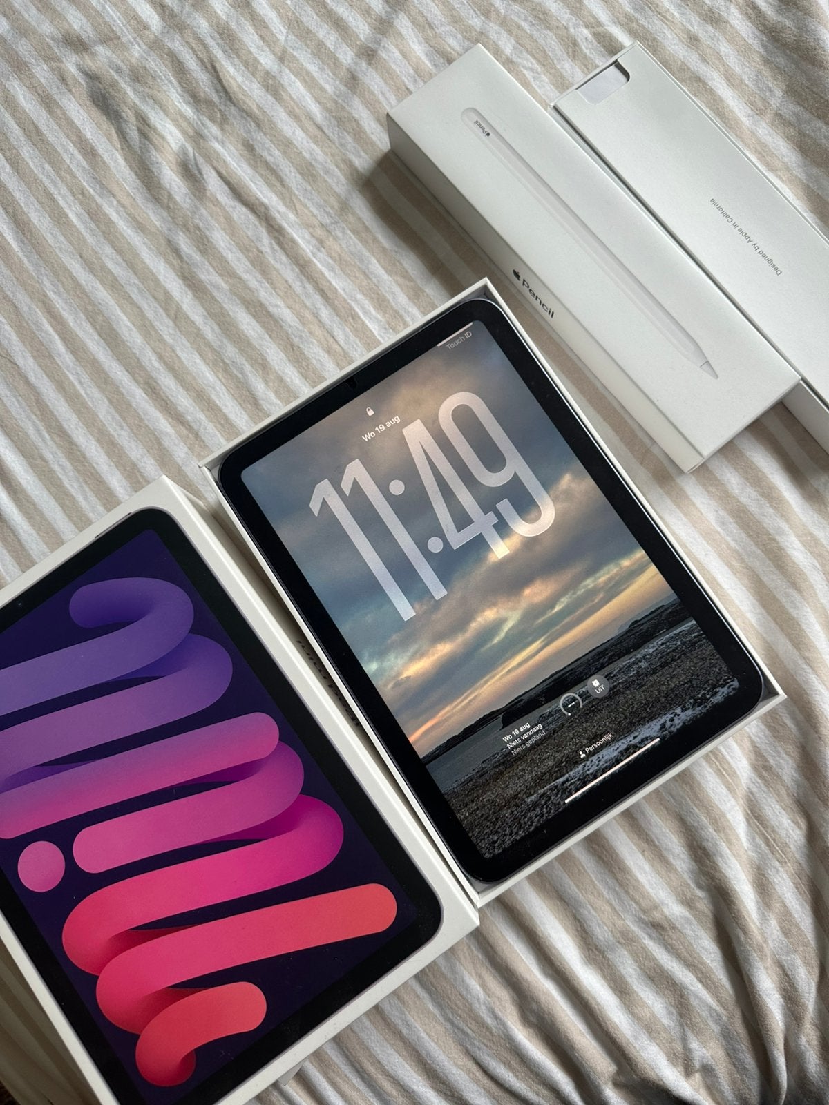ipad mini 6e gen met apple pencil 2, Ophalen, Apple iPad, 8 inch, Zo goed als nieuw