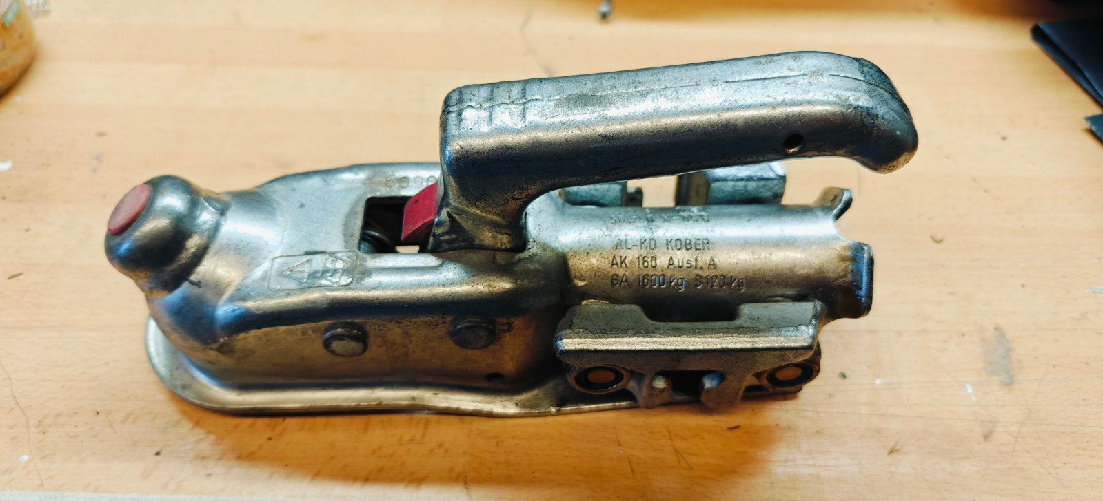 Al-ko Kober AK 160 koppeling voor aanhanger, Auto diversen, Ophalen of Verzenden, Gebruikt
