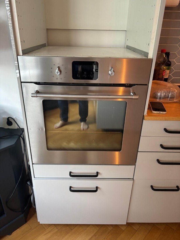 IKEA GRÄNSLÖS inbouwoven, Ophalen, Gebruikt, Heteluchtoven, Inbouw
