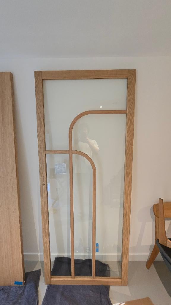 NIEUW CanDo glazen deur STOMP 83x201,5 links + beslag, Doe-het-zelf en Verbouw, Deuren en Horren, Ophalen, 80 tot 100 cm, Binnendeur