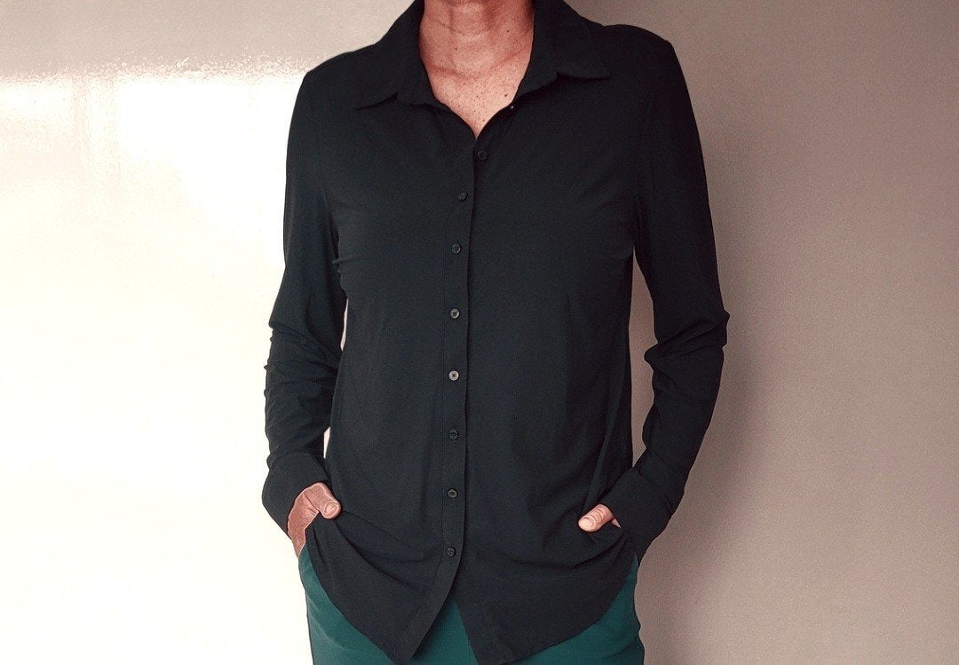 Studio Anneloes Poppy blouse XL Zwart Travelstof Top, Studio Anneloes, Verzenden, Zwart, Maat 46/48 (XL) of groter