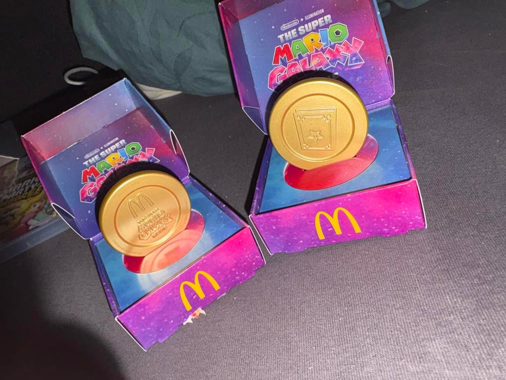 Super Mario Galaxy munten McDonald's, Ophalen, Gebruikt