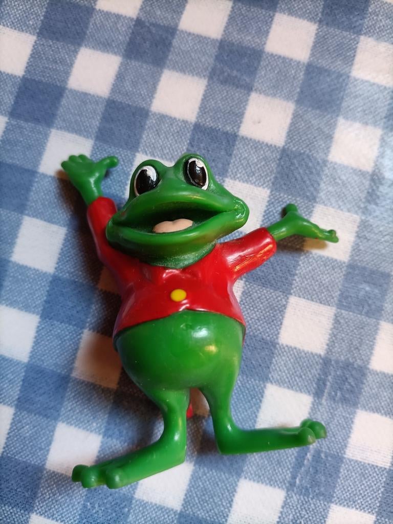 Duinrell kikker poppetje directeur 7 cm groot, Ophalen of Verzenden, Zo goed als nieuw