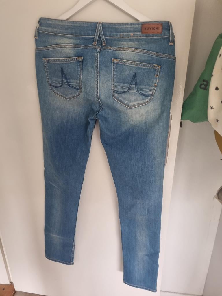 Kuyichi spijkerbroek, lichtblauw, maat W32/L34, Blauw, Ophalen of Verzenden, Kuyichi, W28 - W29 (confectie 36)