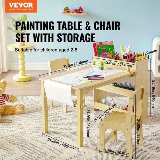 Kinderkunsttafel – Kindertafel – Speeltafel – Knutseltafel, Hobby en Vrije tijd, Overige Hobby en Vrije tijd, Nieuw, Verzenden