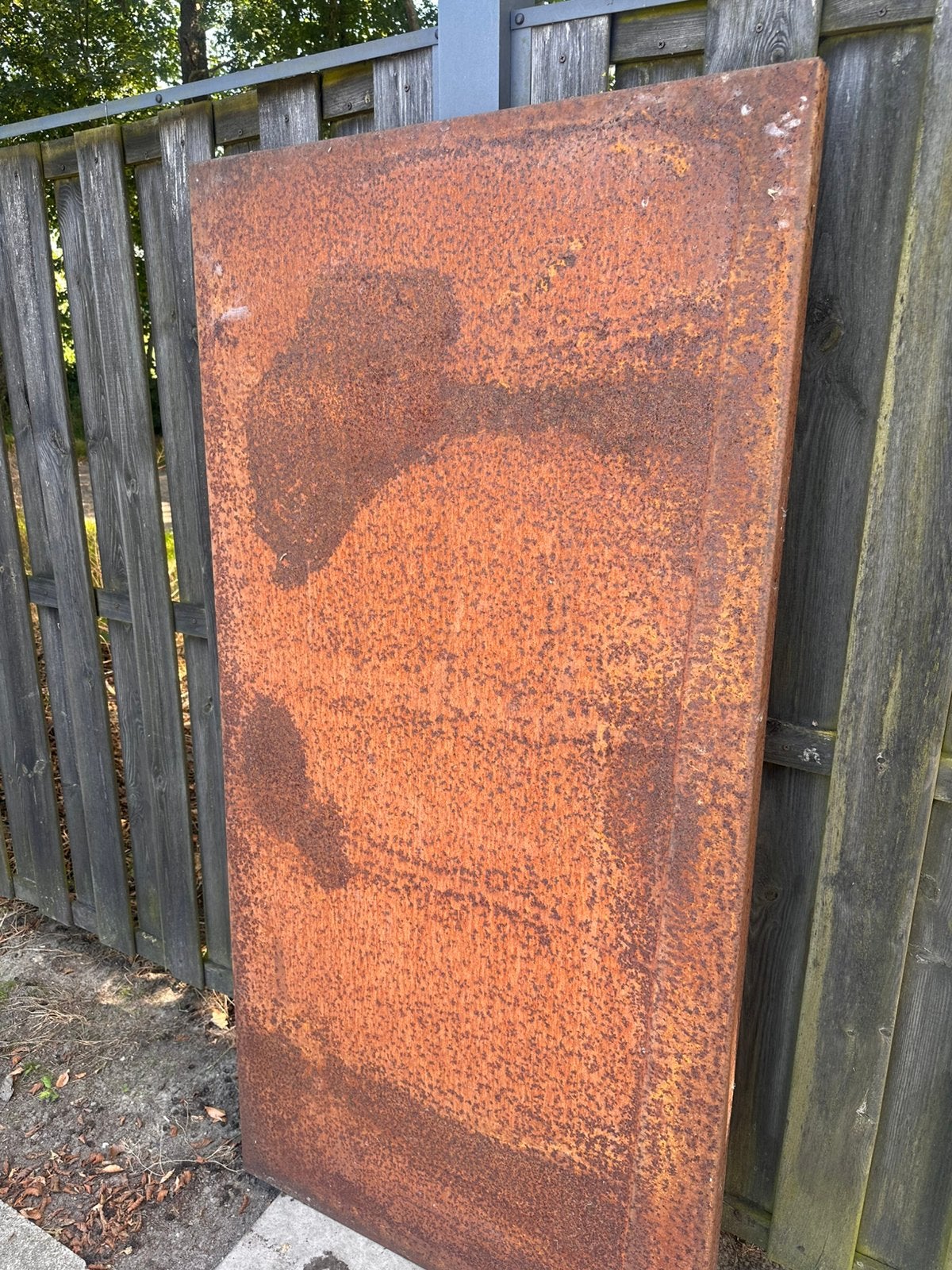 Cortenstalen panelen 6 stuks, Ophalen, Zo goed als nieuw