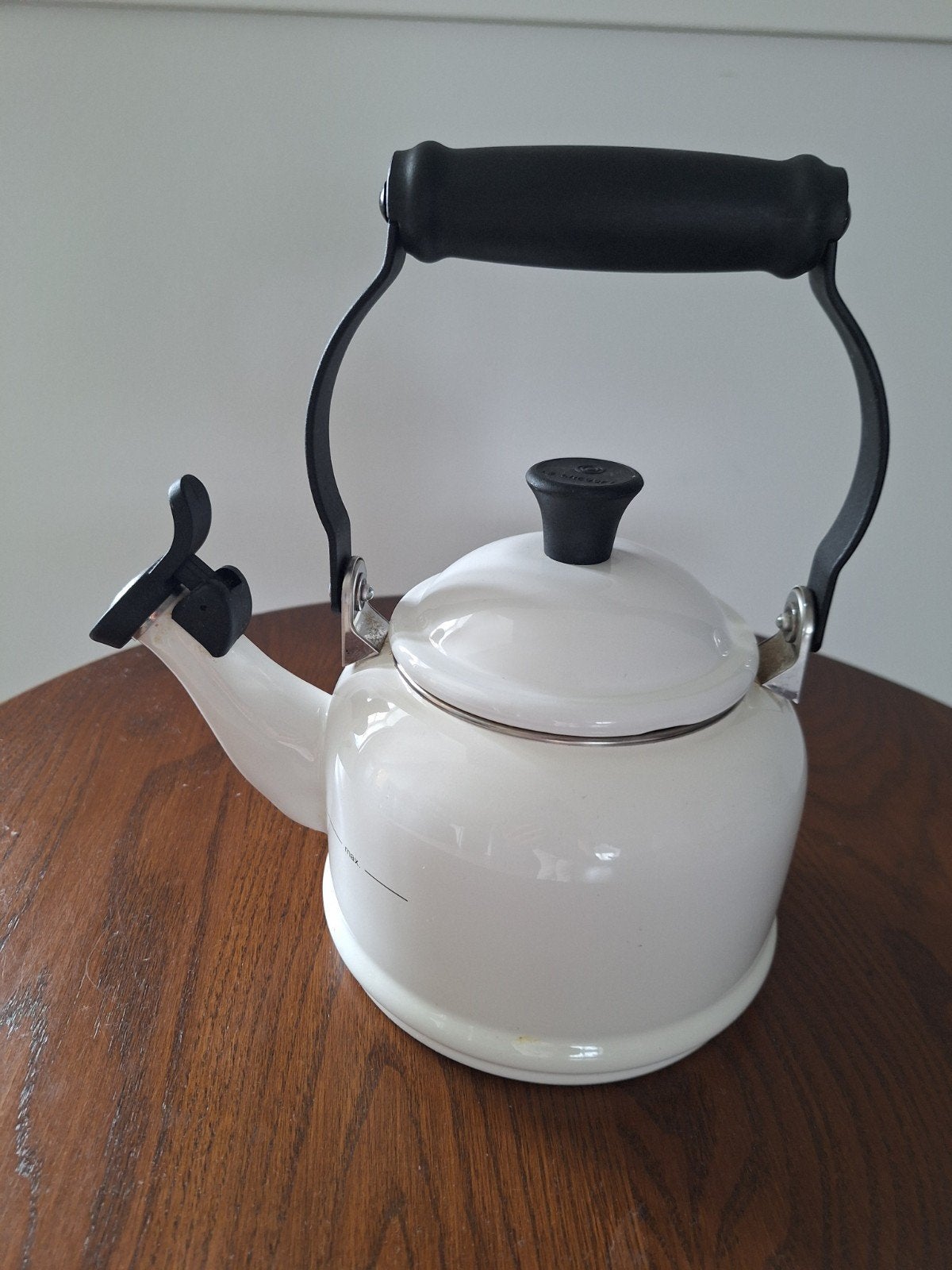 Le Creuset fluitketel - 1 liter - Wit, Gebruikt, Wit, Le Creuset, Ophalen