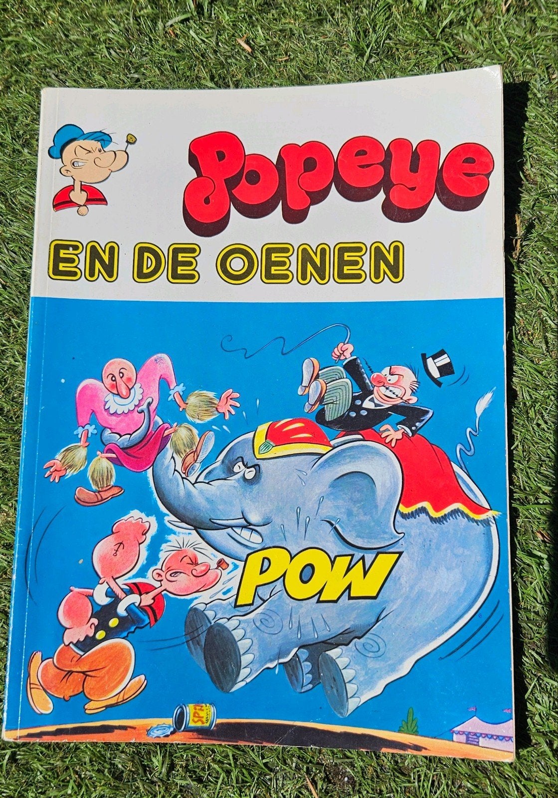 Popeye en de Oenen – vintage stripalbum – Semic strips, Ophalen of Verzenden, Gelezen