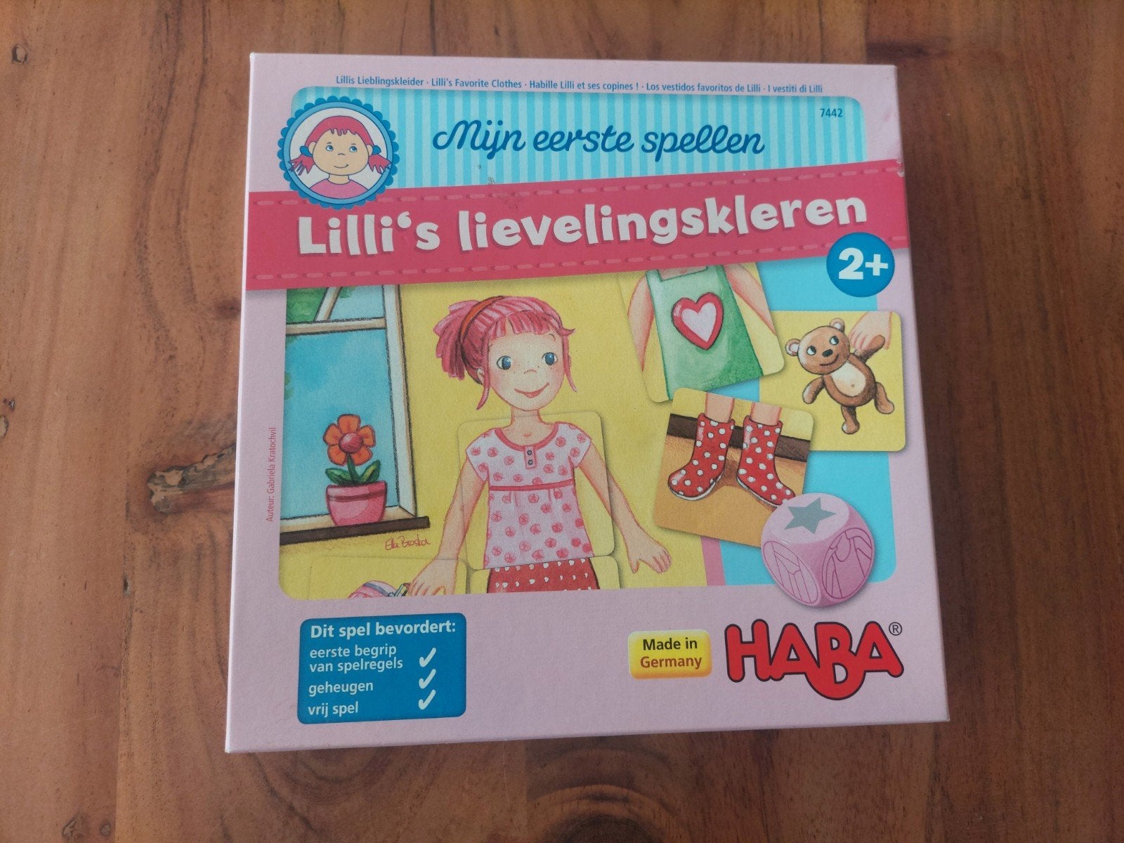 Haba Lilli's lievelingskleren - Mijn eerste spellen, Een of twee spelers, Ophalen of Verzenden, Zo goed als nieuw, Haba