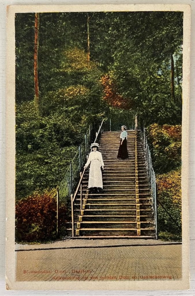Oude Ansichtkaart - Bloemendaal Omstr.: Haarlem -, Verzamelen, Ansichtkaarten | Nederland, Ophalen of Verzenden, Voor 1920, Gelopen