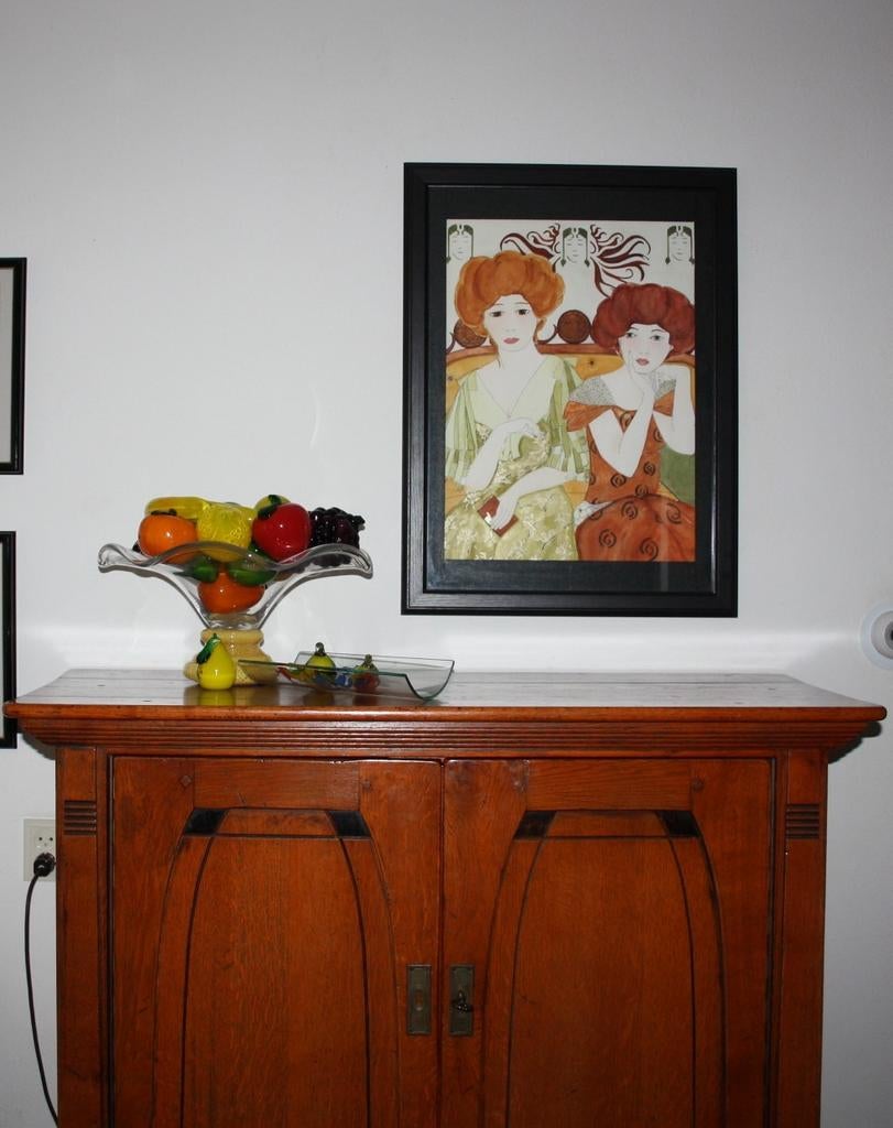 Schilderij in Art Deco nouveau stijl
Dames, Antiek en Kunst, Ophalen