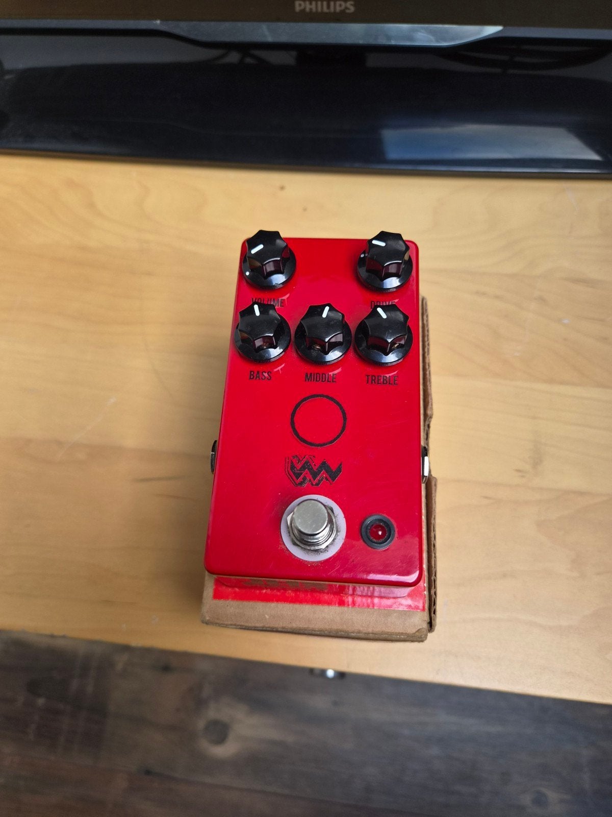 JHS Angry Charlie V3 Distortion Pedaal, Ophalen of Verzenden, Zo goed als nieuw, Distortion, Overdrive of Fuzz