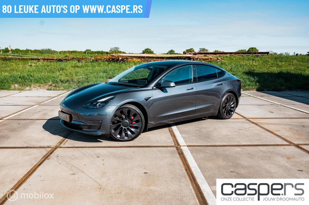 Tesla Model 3 Performance AWD 75 kWh, Auto's, Tesla, Automaat, Gebruikt, 547 km, 462 pk