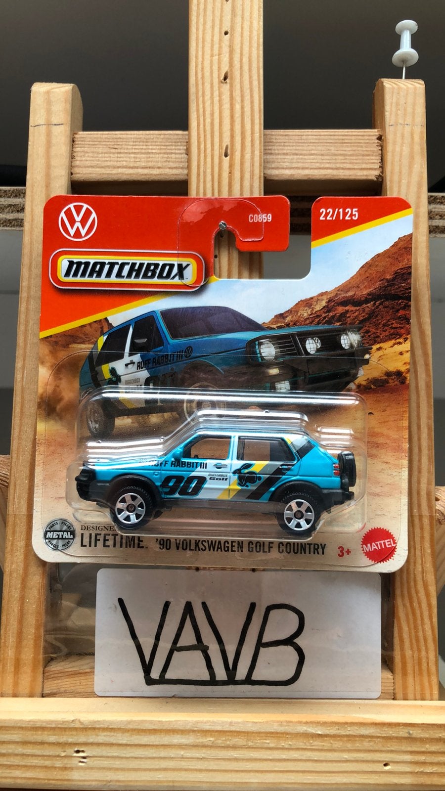 1 vw Volkswagen Golf country Matchbox VAVB nieuw, Ophalen of Verzenden, Nieuw, Auto
