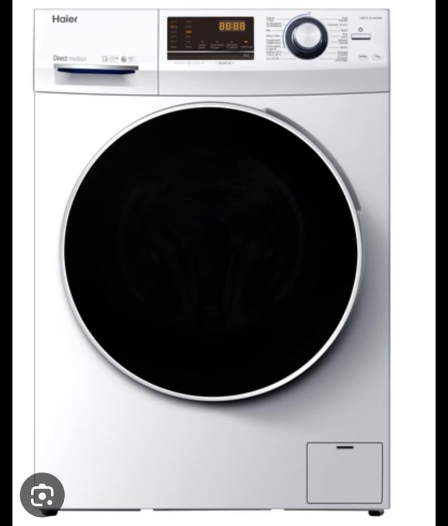 Haier wasmachine, Ophalen, Zo goed als nieuw, 85 tot 90 cm, 1200 tot 1600 toeren