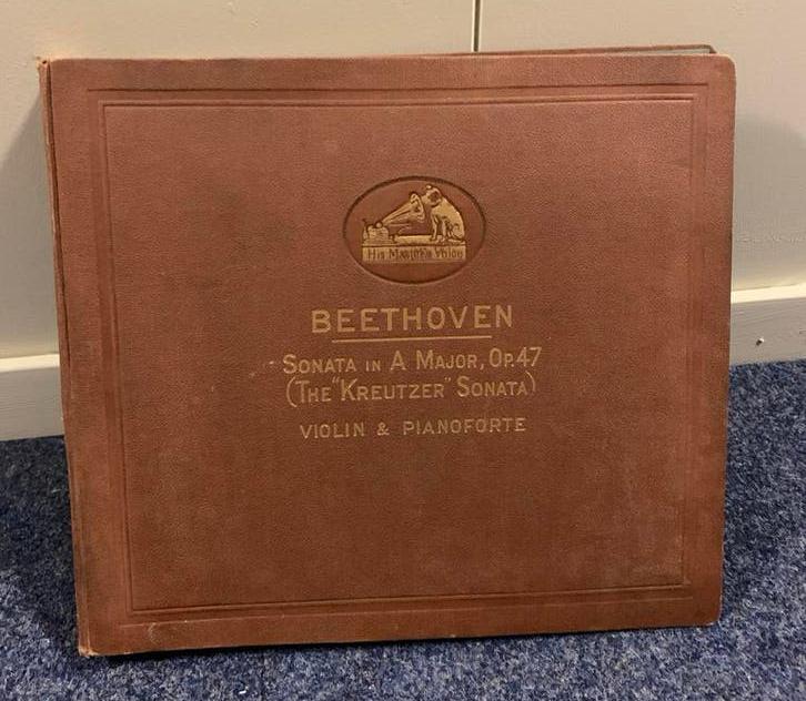 Beethoven Kreutzer Sonate Isolde Menges Arthur De Gree, Ophalen of Verzenden, Voor 1960, Gebruikt, 10 inch
