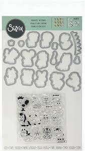 Sizzix framelits die set 18pk w/stamps - zodiac animals., Ophalen of Verzenden, Nieuw, Dieren, Pons of Mal