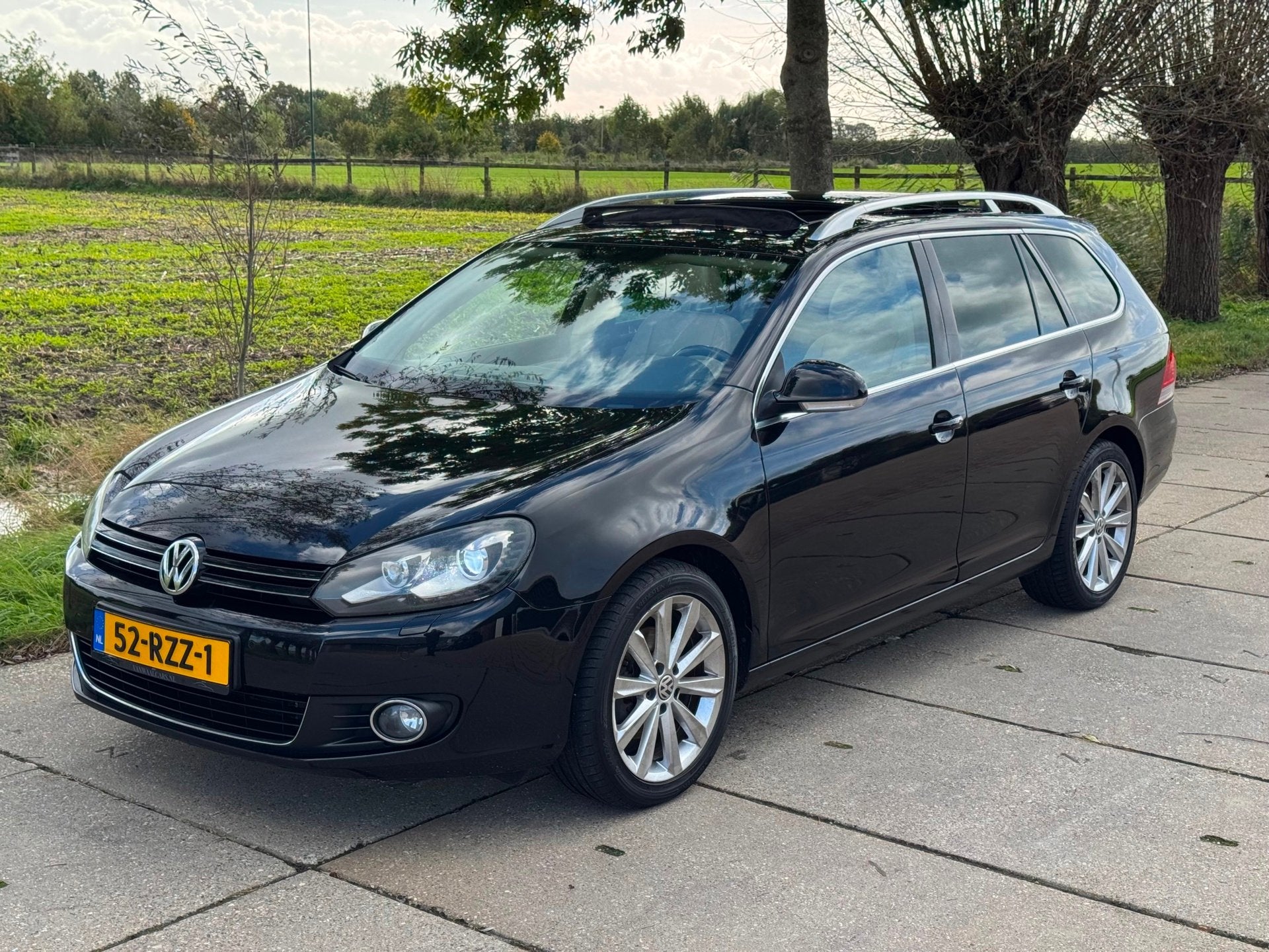 Volkswagen Golf Variant 1.4 TSI Highline 122PK DSG|KEYLESS|P, Auto's, Euro 5, Gebruikt, Beige, 4 cilinders