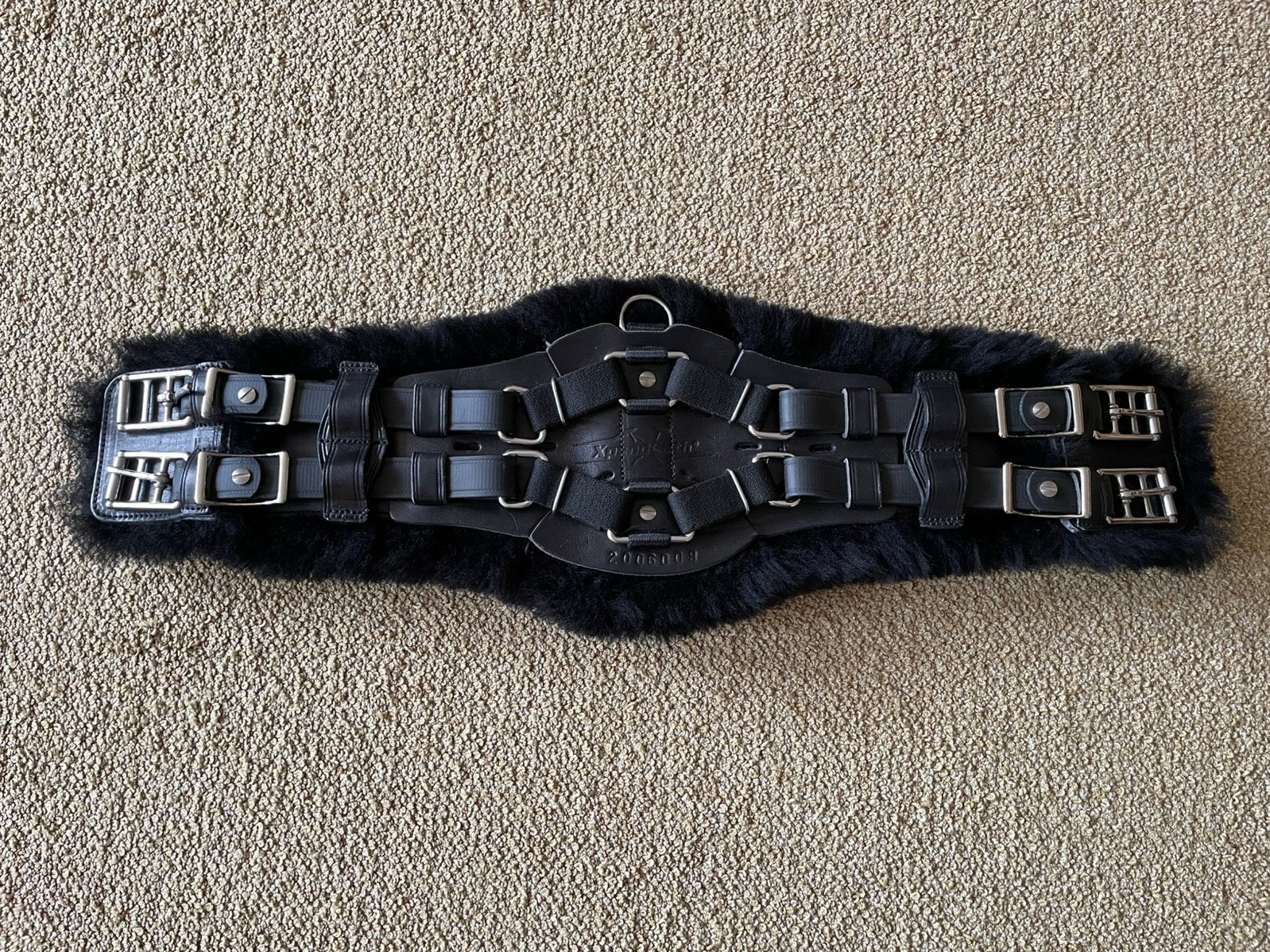 Marjoman Xpand Girth Slim zwart 65 cm, Dieren en Toebehoren, Verzenden, Zo goed als nieuw, Dressuur