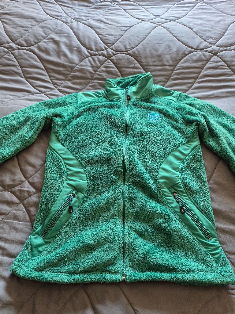 groene fleecevest van Human Nature maat L, Kleding | Dames, Truien en Vesten, Maat 38/40 (M), Ophalen of Verzenden, Zo goed als nieuw