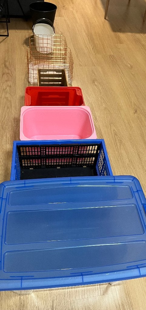diverse dozen/kraten, Ophalen, 60 cm of meer, 50 tot 75 cm, Minder dan 35 cm