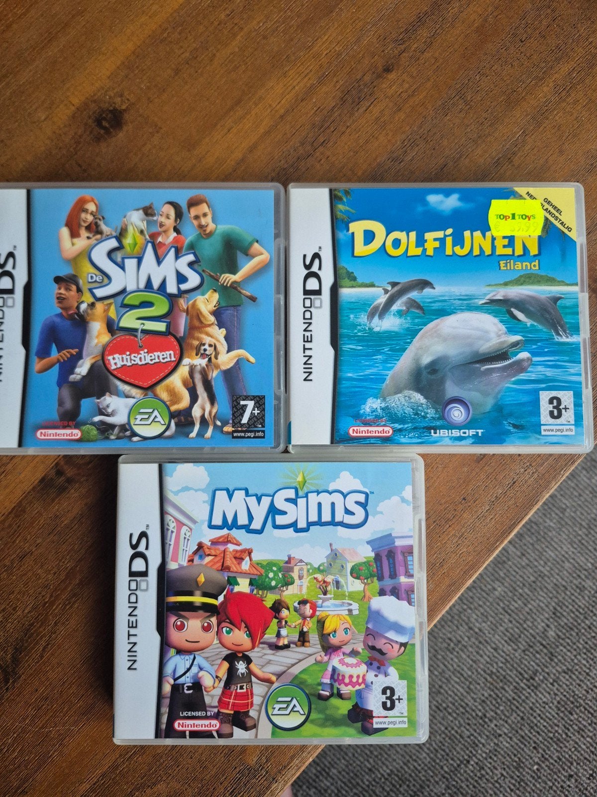 3 Nintendo ds spellen, 1 speler, Ophalen of Verzenden, Zo goed als nieuw, Vanaf 3 jaar