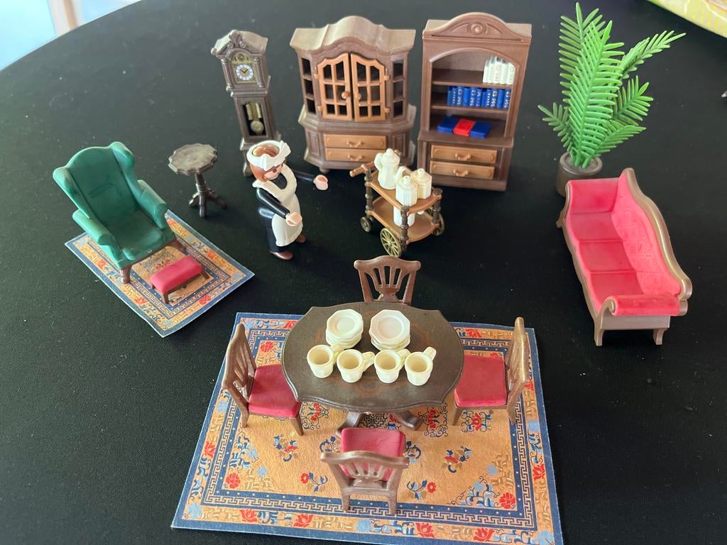 Playmobil Rosa 5320 Woonkamer Set - Vintage Meubels, Verzenden, Gebruikt, Jongen of Meisje