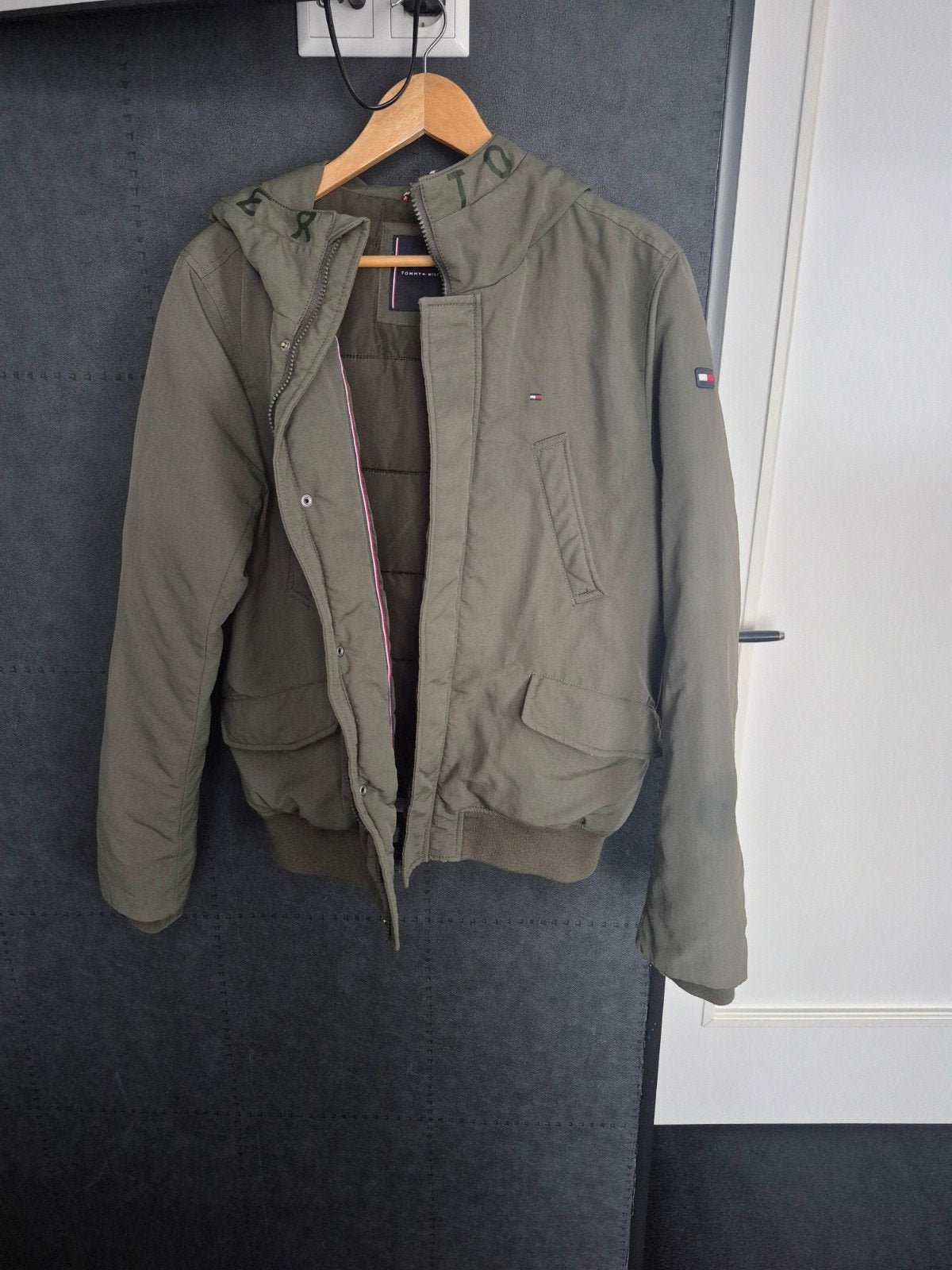 Tommy hilfiger jas, Verzenden, Zo goed als nieuw, Blauw