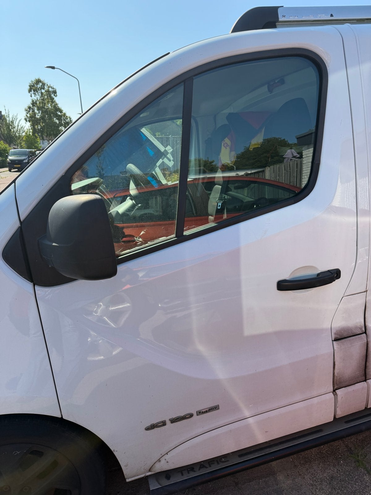 Linker deur Renault Trafic (2014-2021) zonder buitenspiegel, Auto-onderdelen, Ophalen, Gebruikt, Links, Renault