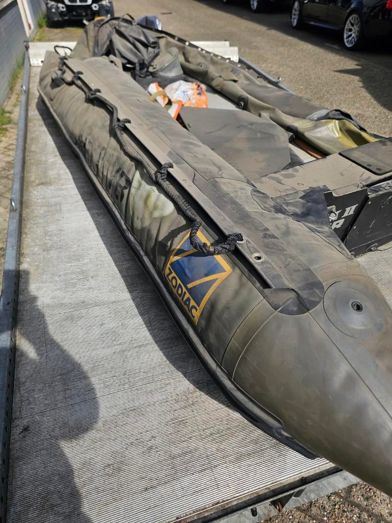 Gratis loop of sloop Zodiac MK2 420 rubberboot, Watersport en Boten, Bootonderdelen, Ophalen, Gebruikt, Motorboot