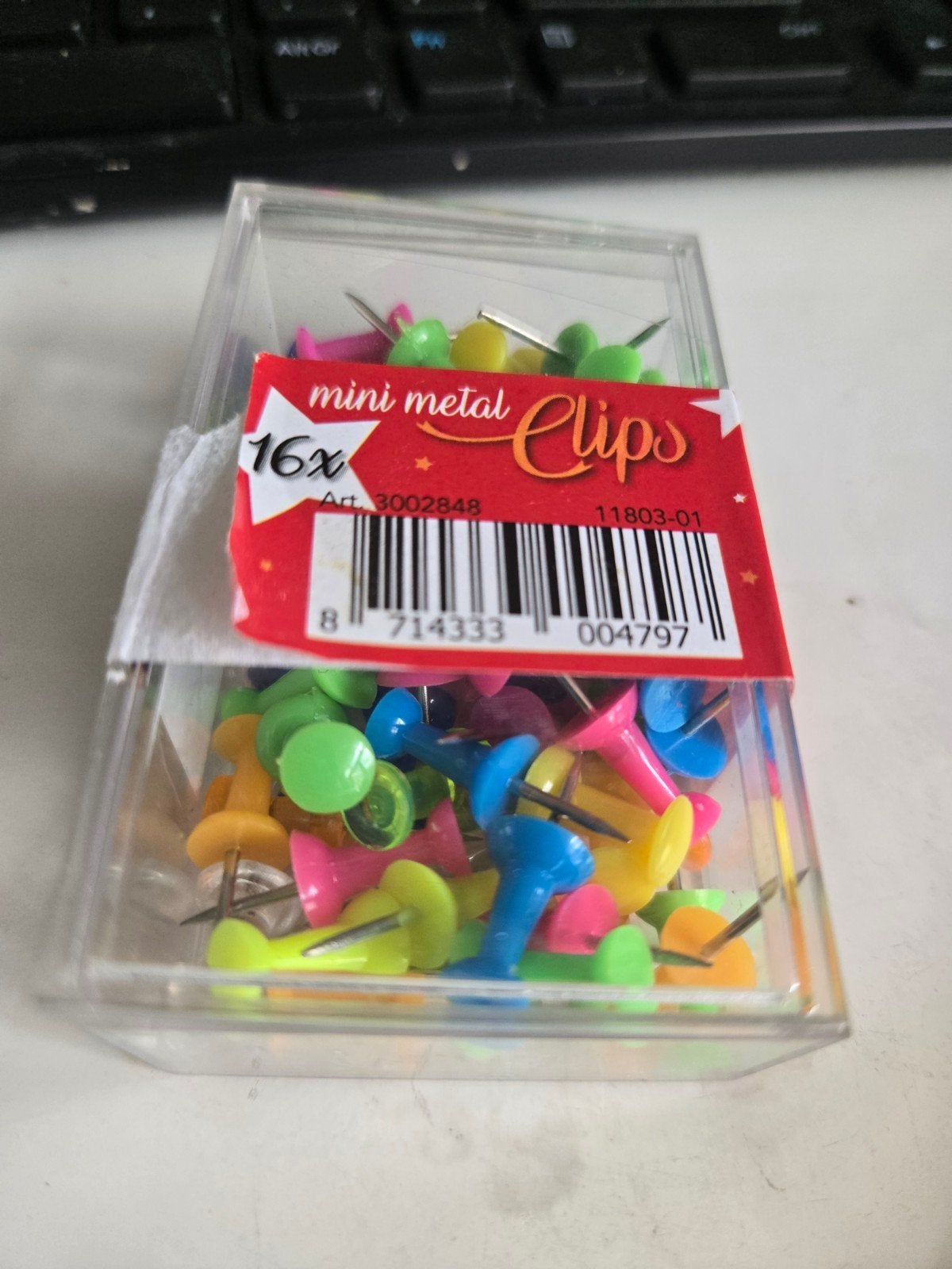 Doosje punaises, diverse kleuren, Ophalen of Verzenden, Overige typen
