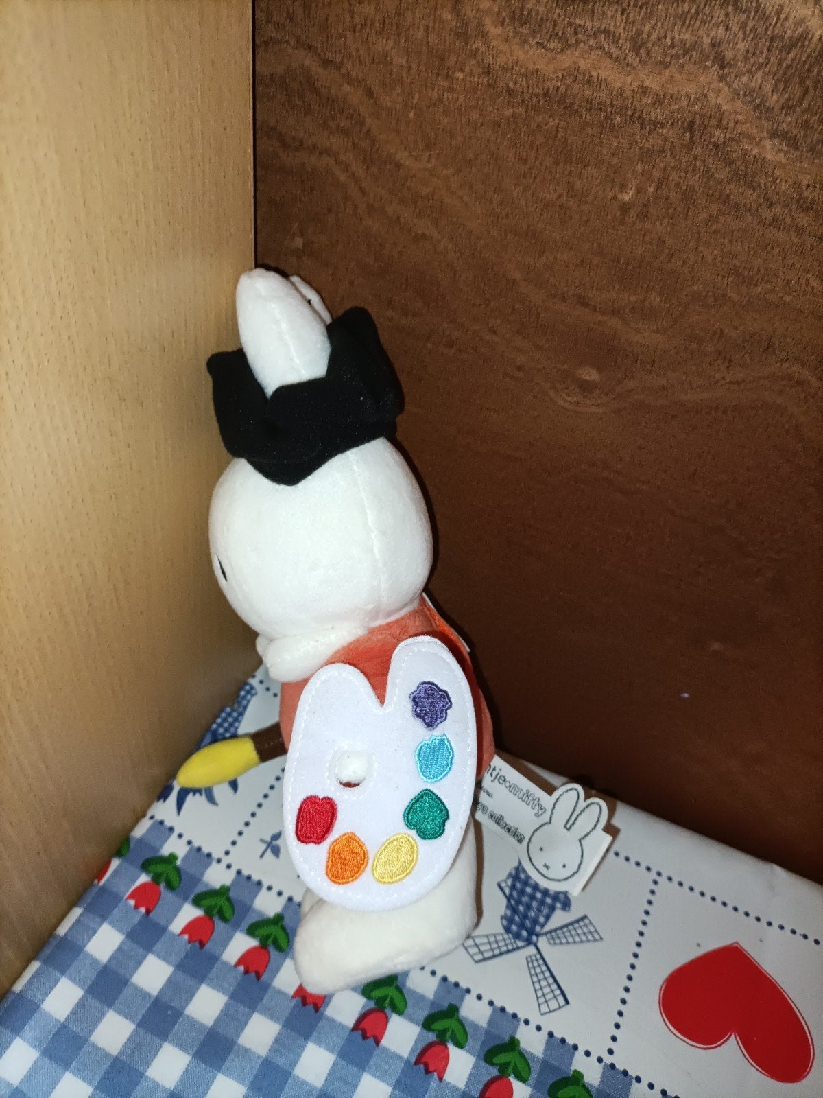 Nijntje knuffel schilder Rijks Museum 25 cm Miffy, Ophalen of Verzenden, Zo goed als nieuw, Konijn