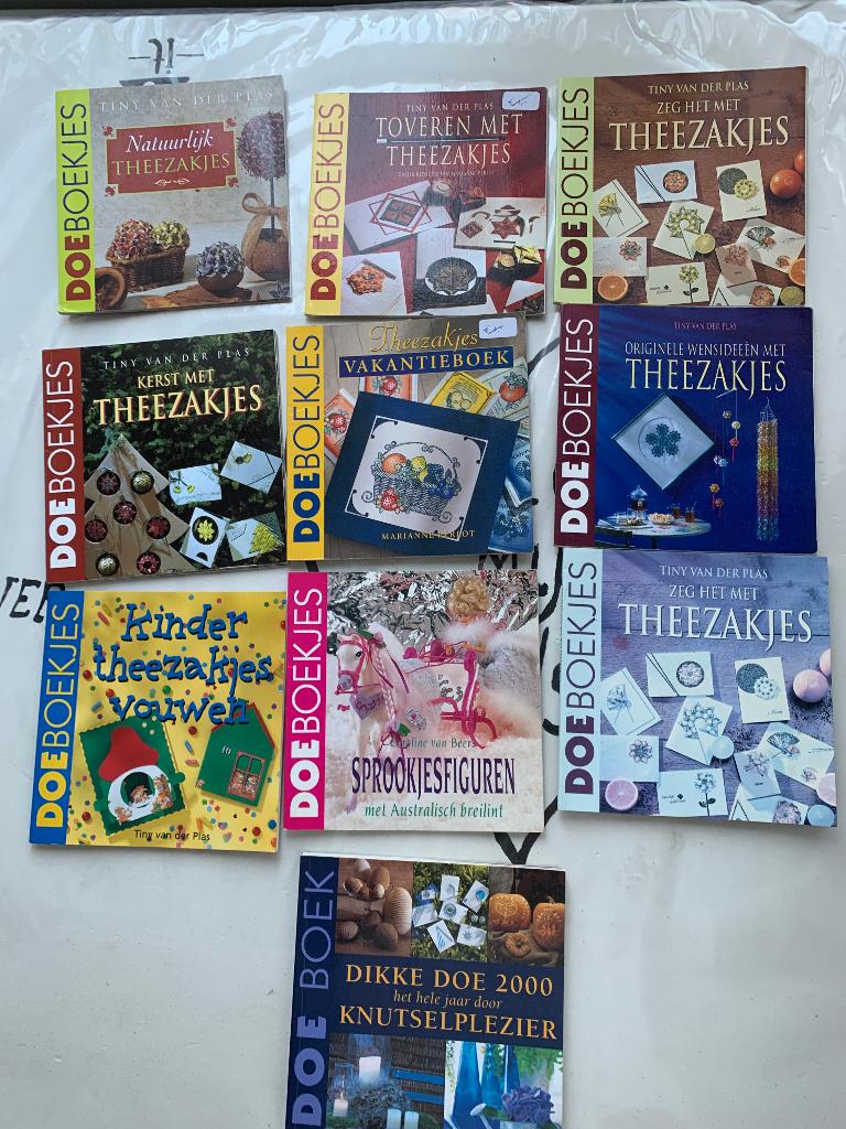 Boekjes Creatief met Theezakjes Doe Boekjes € 1,00, Ophalen of Verzenden, Nieuw, Fantasie, Overige typen