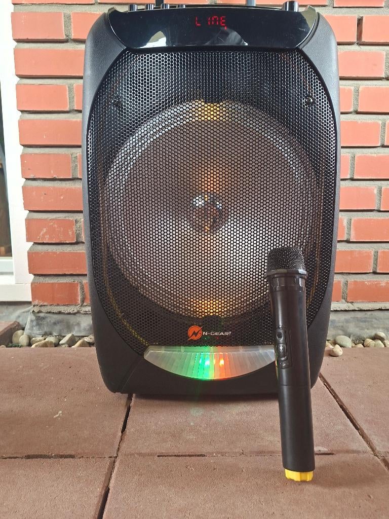 N-GEAR The Flash 1210 Bluetooth Speaker Met Microfoon, Overige typen, Zo goed als nieuw, Minder dan 60 watt, Ophalen