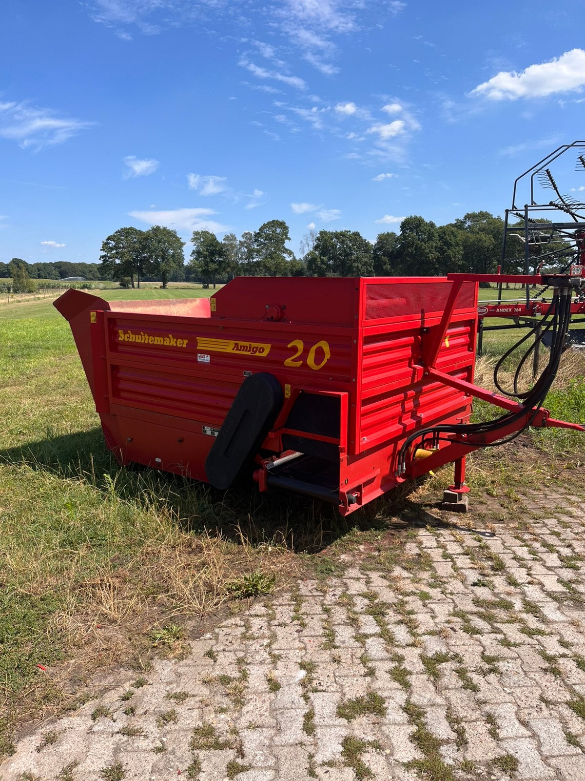 Schuitemaker blokkenwagen/ voerhek, Ophalen