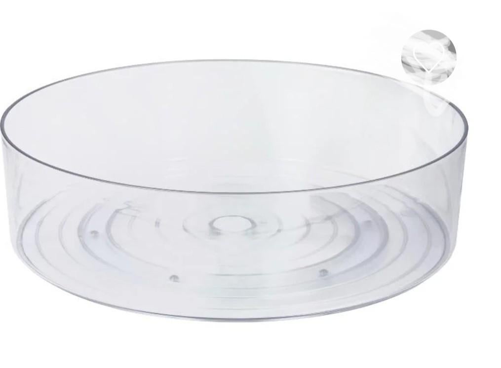 Transparante Organizer Draaiplateau - Keuken & Badkamer, Kunststof, Schaal, Rond, Nieuw