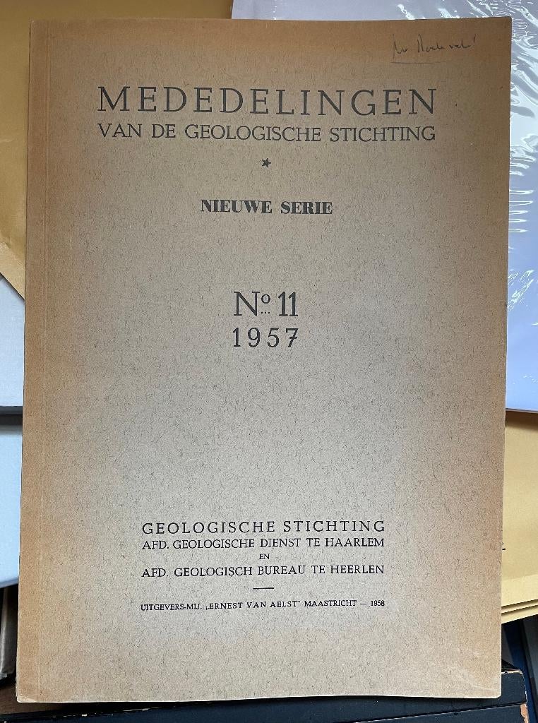 Mededelingen van de Geologische Stichting Nieuwe Serie no.11, Gelezen, Diverse auteurs, Ophalen of Verzenden, Natuurwetenschap