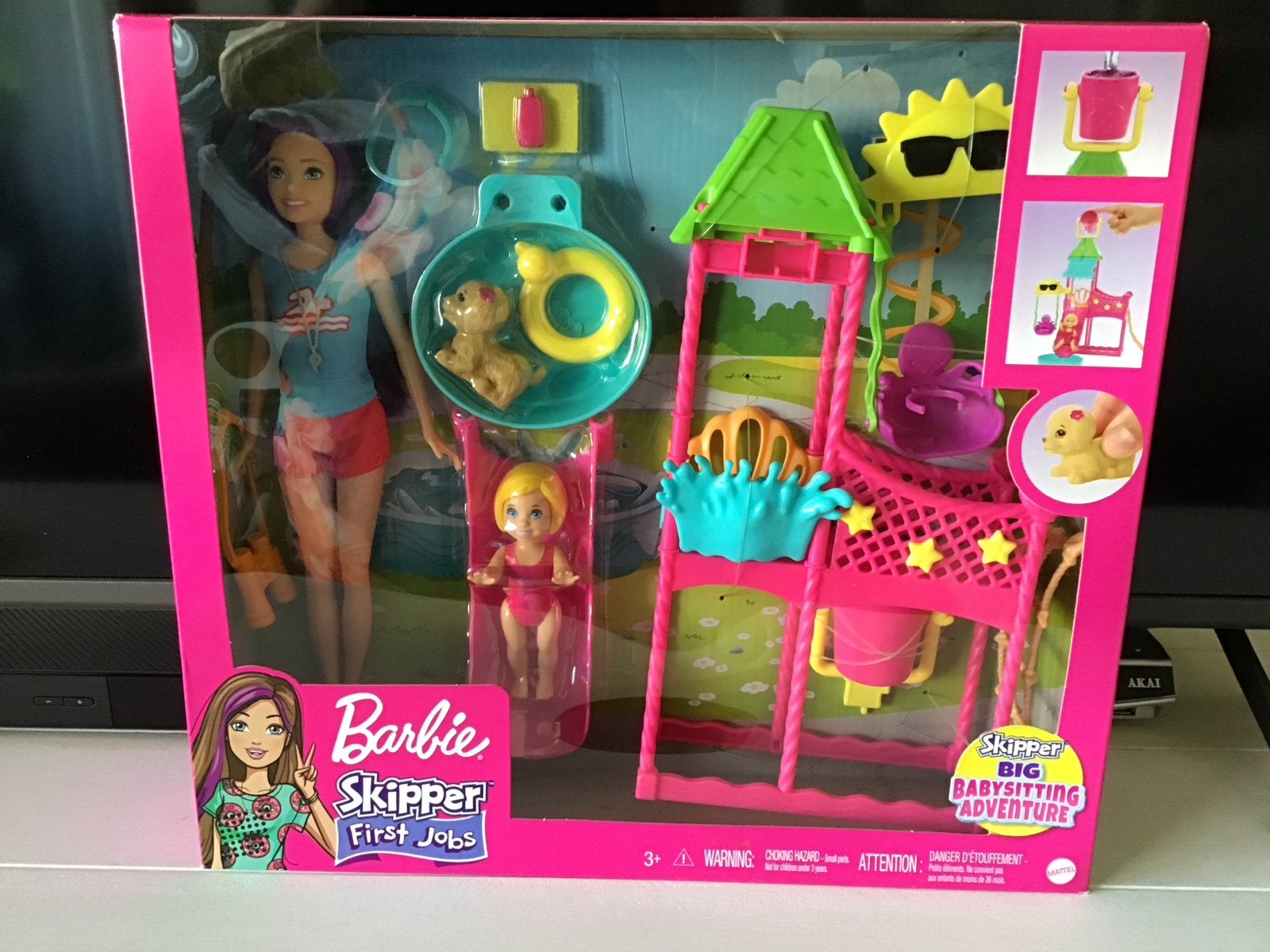 Barbie Skipper Big Babysitting Adventure Speelset Nieuw, Ophalen of Verzenden, Nieuw, Barbie