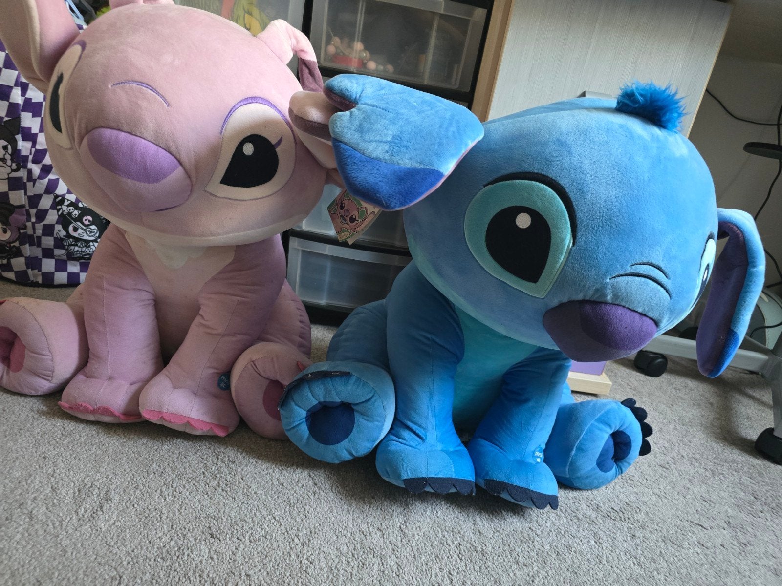Grote Angel en Stitch knuffels - Disney Lilo & Stitch, Ophalen