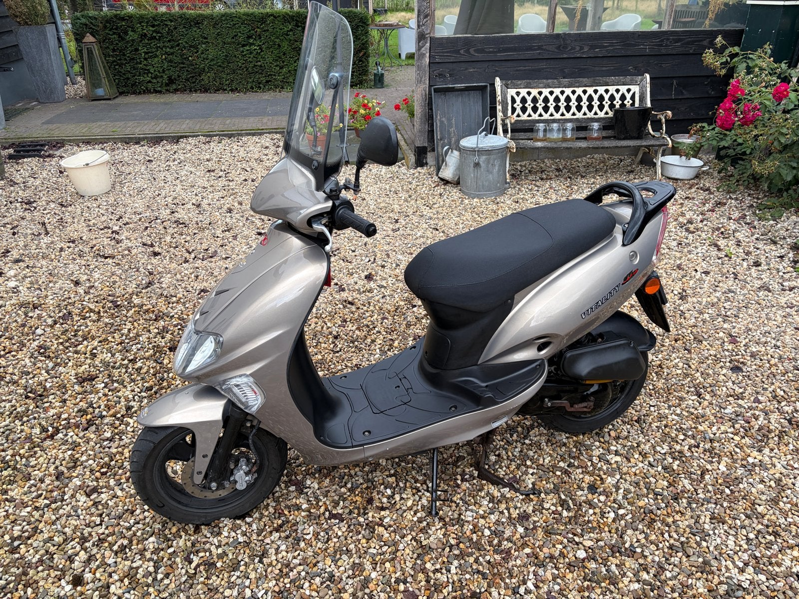 KYMCO VItality 50cc Scooter - Inclusief 2 Helmen, Ophalen, Gebruikt, Overige modellen, Maximaal 45 km/u