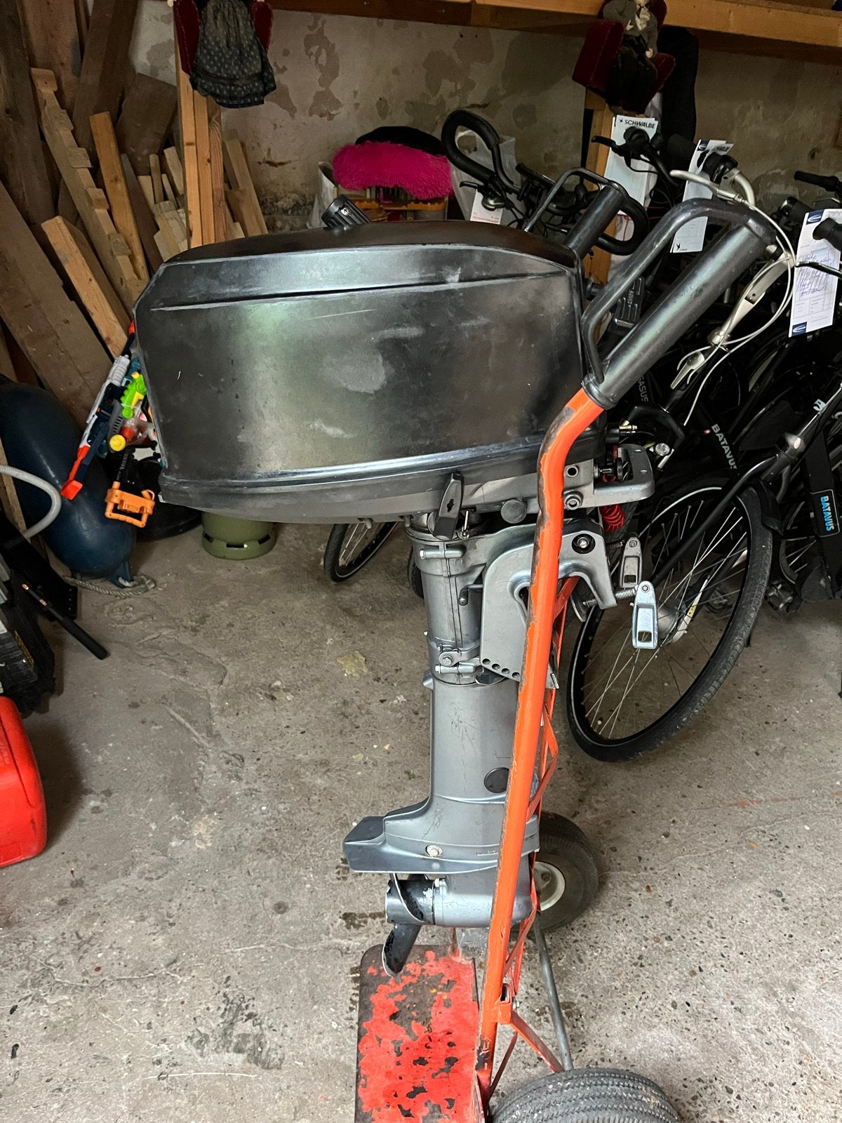 Mariner 2 takt 5 pk buitenboordmotor langstaart + tank