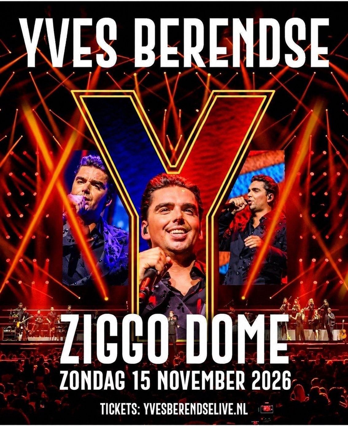 Yves Berendse Tickets - 15 november -  4 x Staanplaats, Drie personen of meer, November, Levenslied
