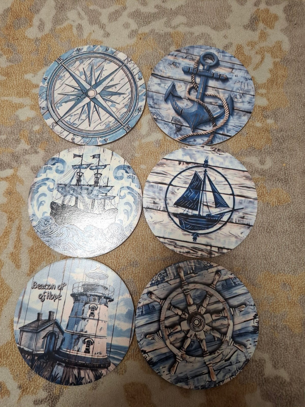 Houten onderzetters, Ophalen of Verzenden
