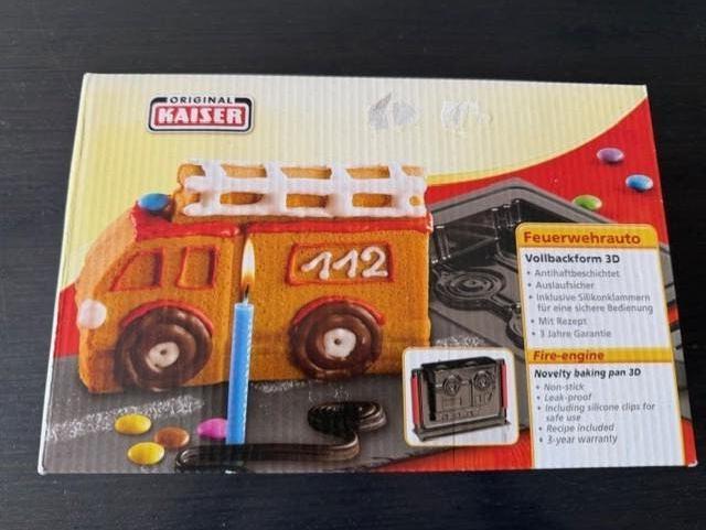 Kaiser bakvorm brandweerauto / brandweerwagen 3D, Ophalen of Verzenden, Nieuw, Taarten, Bakvorm