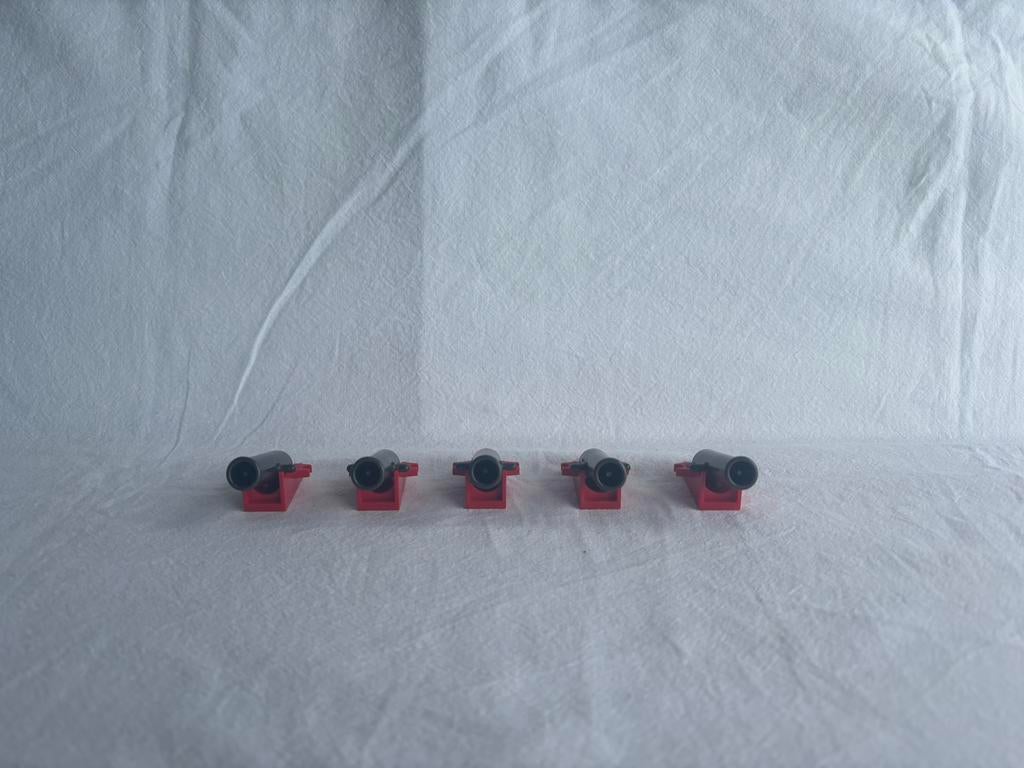Lego Pearl Dark Grey kanonnen met houder, Kinderen en Baby's, Speelgoed | Duplo en Lego, Lego, Lego, Lego, Ophalen of Verzenden
