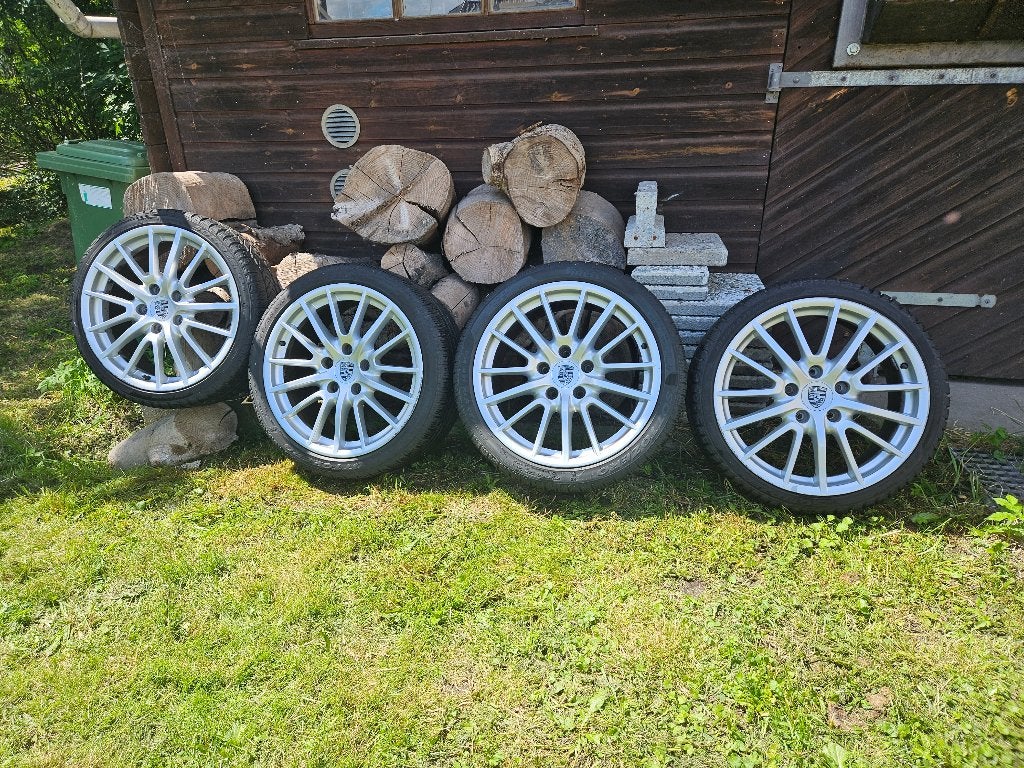 Porsche 19 inch velgen Sport Design Originele set, Auto-onderdelen, Gebruikt, Velg(en), Winterbanden, 235 mm